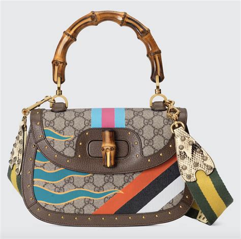 gucci bamboo launch year|gg monogram bamboo bag.